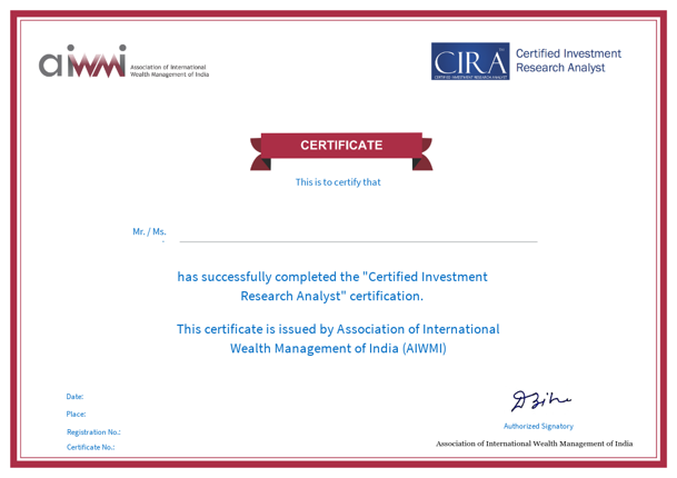 Certificate In Investment Banking (CIIB)